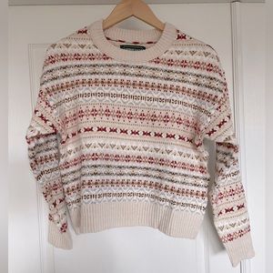 NWT American Eagle Fairisle Snowdrift Sweater, size S